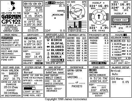 Garmin GPS 12XL design from 1998