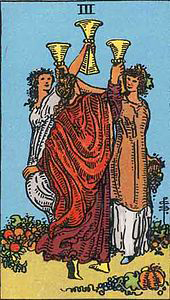 3 of Cups Tarot Card