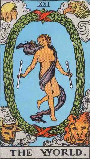 World Tarot Card